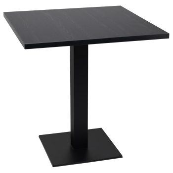 96304593 Onderstel Rivas Zwart 96806930 Tafelblad Melamine T608 Shadow Black