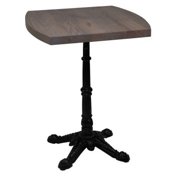 96307546 Onderstel London 4 Black 96317960 Tafelblad Eiken Deens Ovaal Slat Grey
