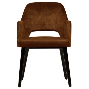 96120980 Olsen Armstoel Roestbruin 2hr
