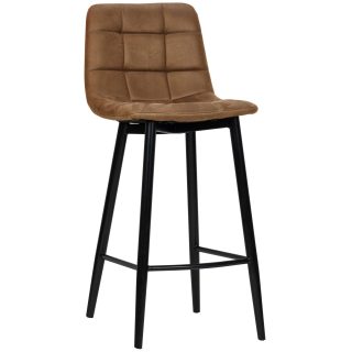 96201940 Barkruk Lauren Cognac Halfhoog 1hr