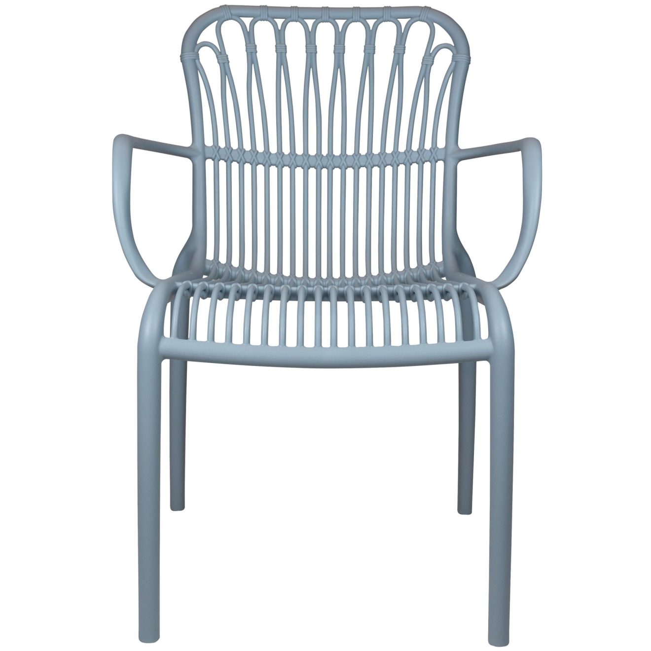 96914010 Terrasstoel Lola Grijs Blauw 2hr
