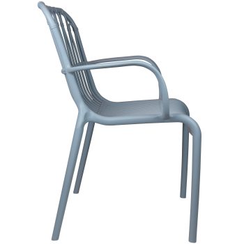 96914010 Terrasstoel Lola Grijs Blauw 3hr