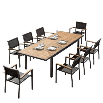 96915140 Heck Diningset 9delig 1hr