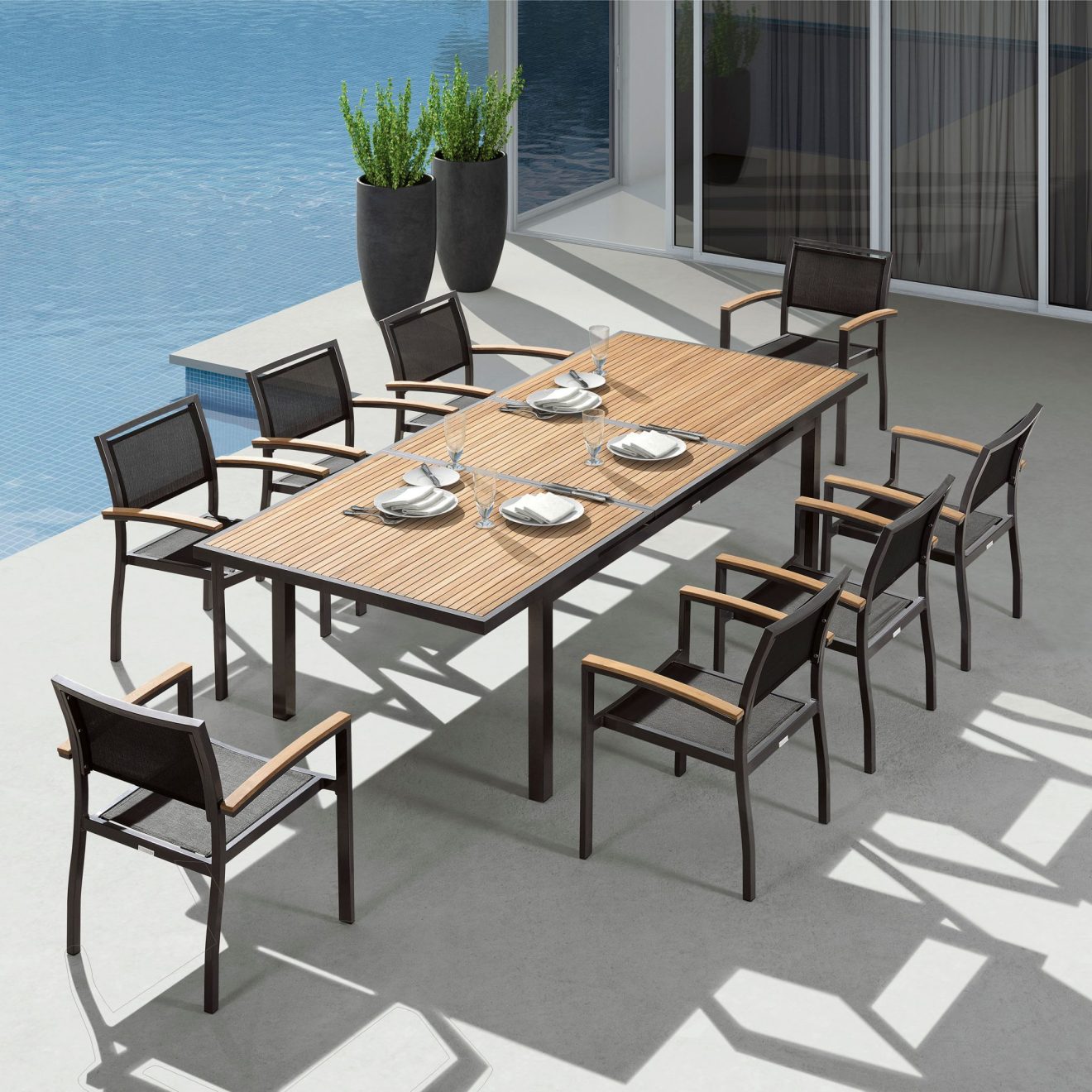 96915140 Heck Diningset 9delig 2hr