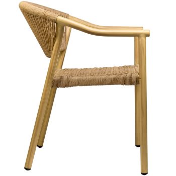 96915190 Jaxon Terrasstoel Naturel Naturel 3hr