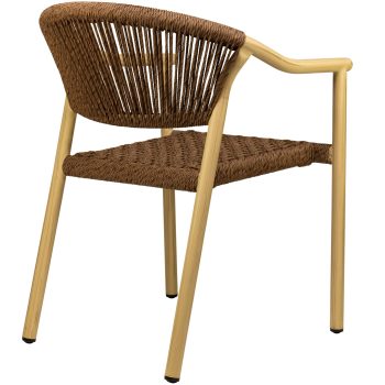 96915200 Jaxon Terrasstoel Naturel Bruin 4hr