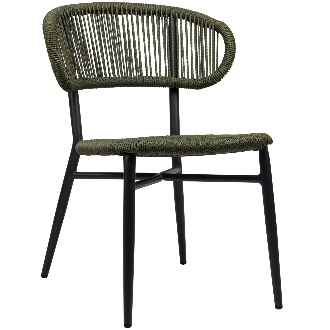 96915250 Terrasstoel Jorden Charcoal Green 1hr