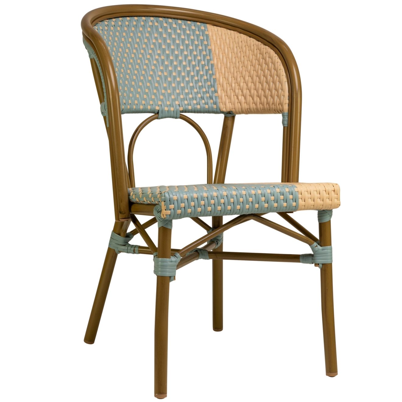 96915280 Terrasstoel Santa Cruz Blauw 1hr