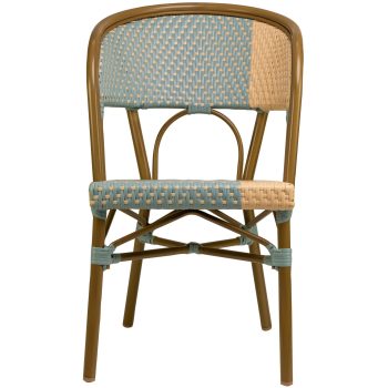 96915280 Terrasstoel Santa Cruz Blauw 2hr