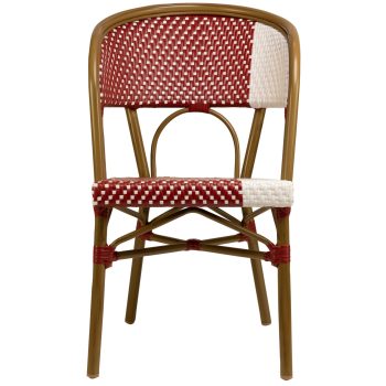 96915290 Terrasstoel Santa Cruz Rood 2hr