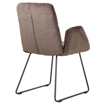 96119120 Cleo Armstoel Donker Bruin 4hr