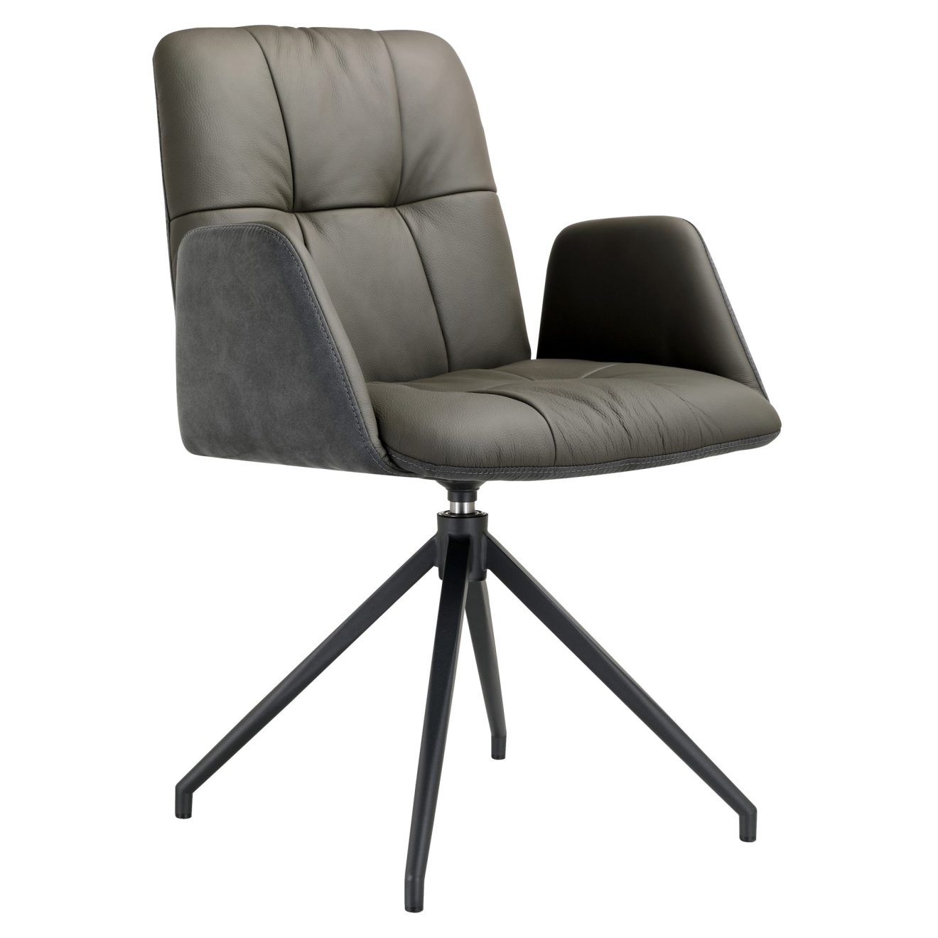 96119720 Cleo Armstoel Swiffel Zwart 1hr