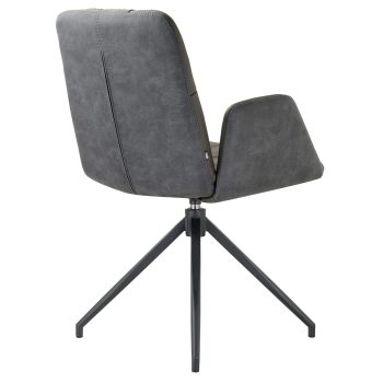 96119720 Cleo Armstoel Swiffel Zwart 4hr
