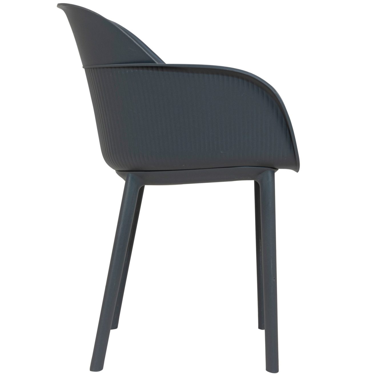 96910830 Terrasstoel Shell Antraciet 3hr