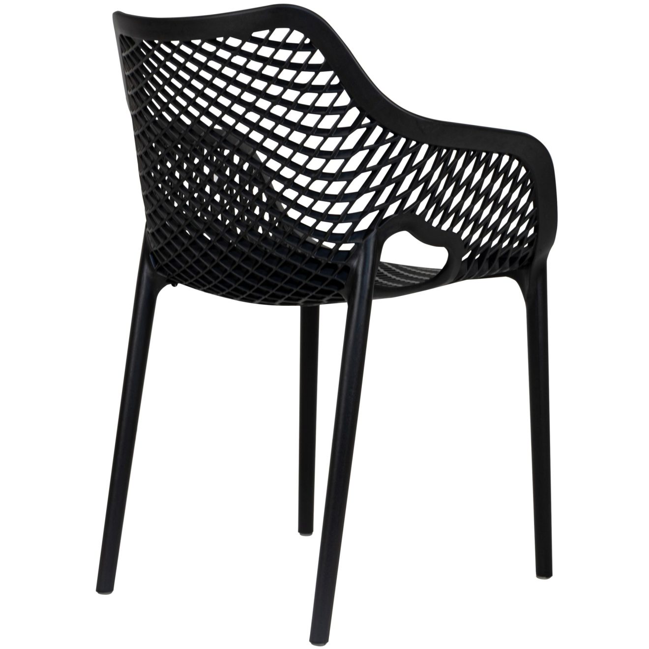 96990890 Terrasstoel Air Arm Zwart 4hr