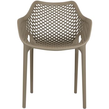 96990900 Terrasstoel Air Arm Taupe 2hr