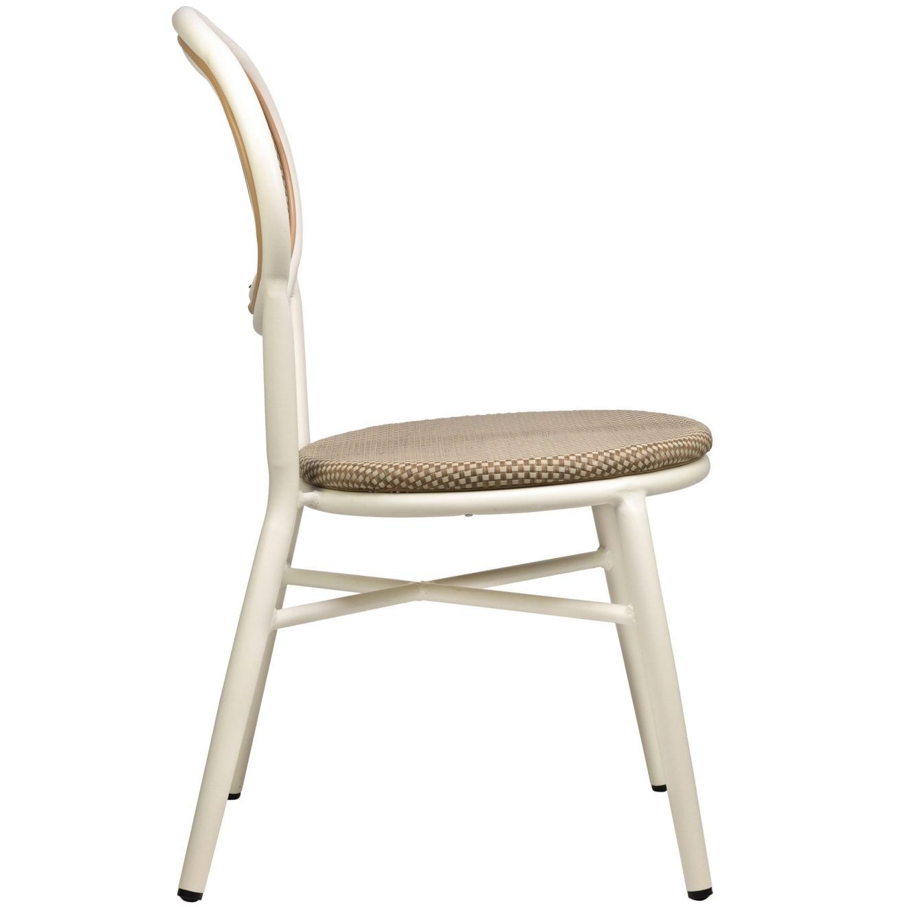 96915770 Terrasstoel Jay Wit Sand 3hr
