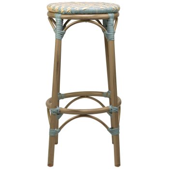 96915940 Barkruk Todd Blauw Beige 3hr