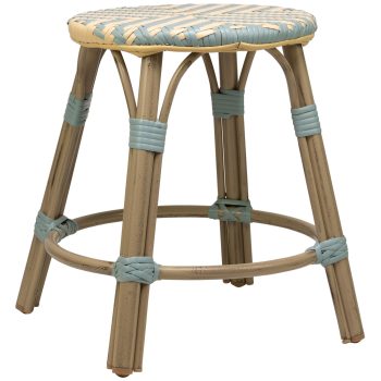 96915970 Hocker Todd Blauw Beige 1hr