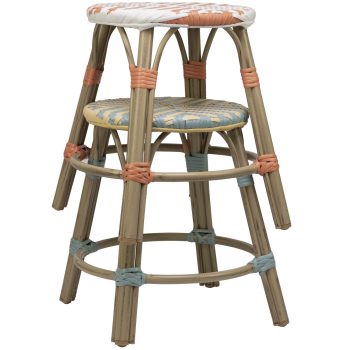 96915970 Hocker Todd Blauw Beige 3