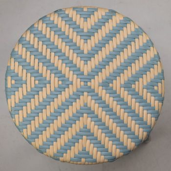 96915970 Hocker Todd Blauw Beige 4hr