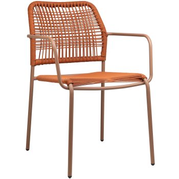 96916750 Terrasstoel Twist Oranje 1hr
