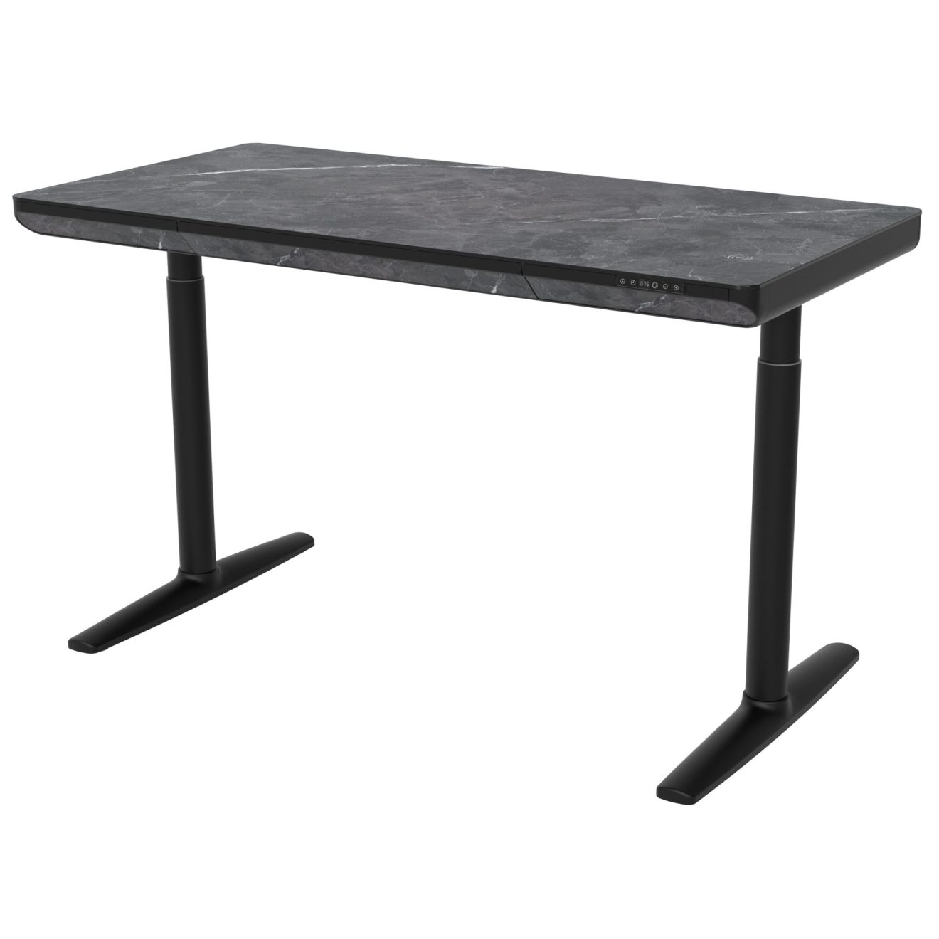 96412200 Motion Verstelbaar Bureau Marmer Zwart 1hr