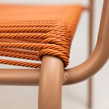 96916750 Terrasstoel Twist Oranje 10hr