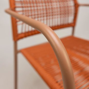 96916750 Terrasstoel Twist Oranje 9hr