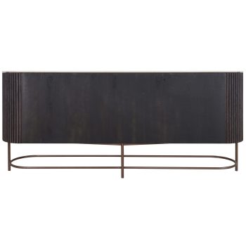 95100150 Puglia Dressoir Zwart Eiken 4hr