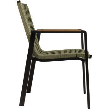 95411080 Terrasstoel Nofi Groen 3hr