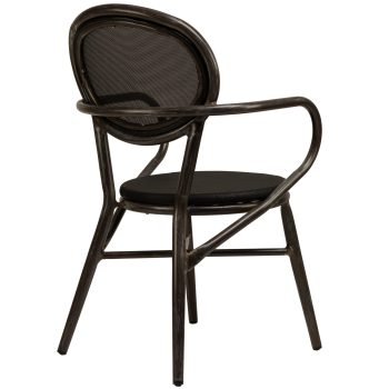 96910420 Terrasstoel Jaya Zwart 4hr