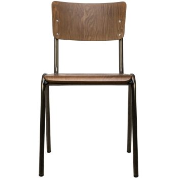 96000650 Stoel Skool Hout 2hr