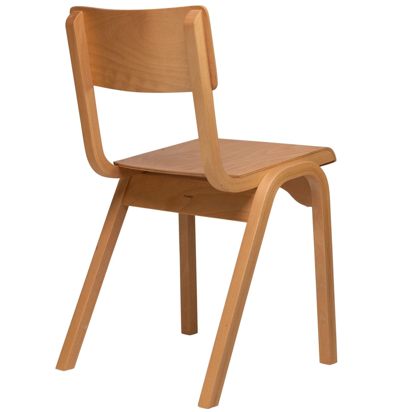 96000720 Stapelstoel Larson Naturel 4hr