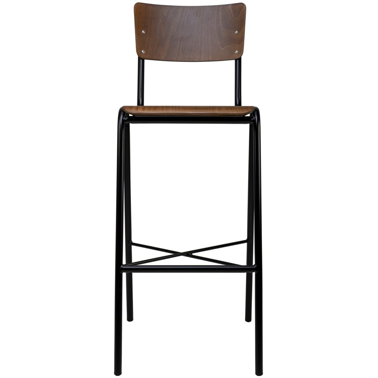 96206220 Skool Barkruk Hout 2hr