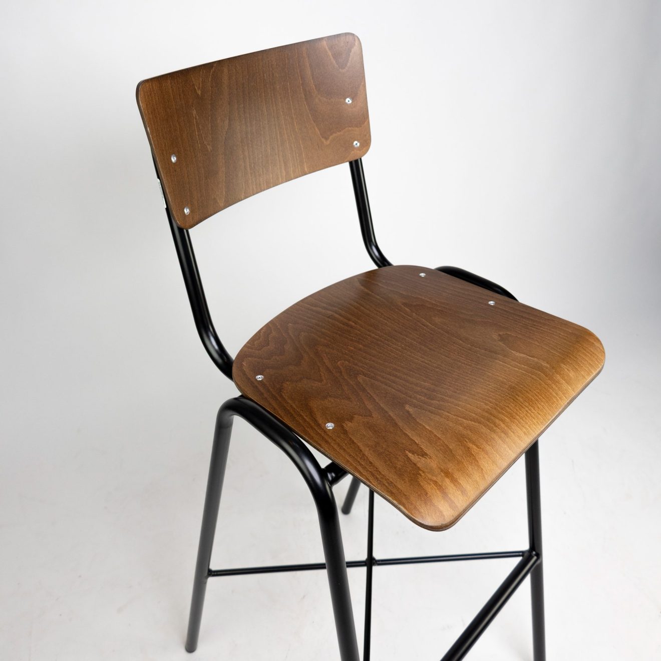 96206220 Skool Barkruk Hout 9hr
