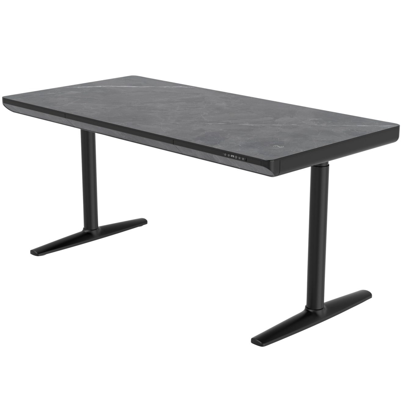 96412630 Vero Verstelbaar Bureau 160x80 Marmer Zwart 1hr