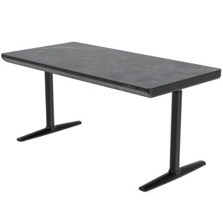96412630 Vero Verstelbaar Bureau 160x80 Marmer Zwart 1hr