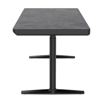 96412630 Vero Verstelbaar Bureau 160x80 Marmer Zwart 3hr