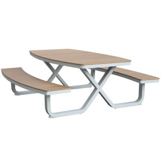 96916830 Troy Alu Picknickset 2.0 Wit 1hr