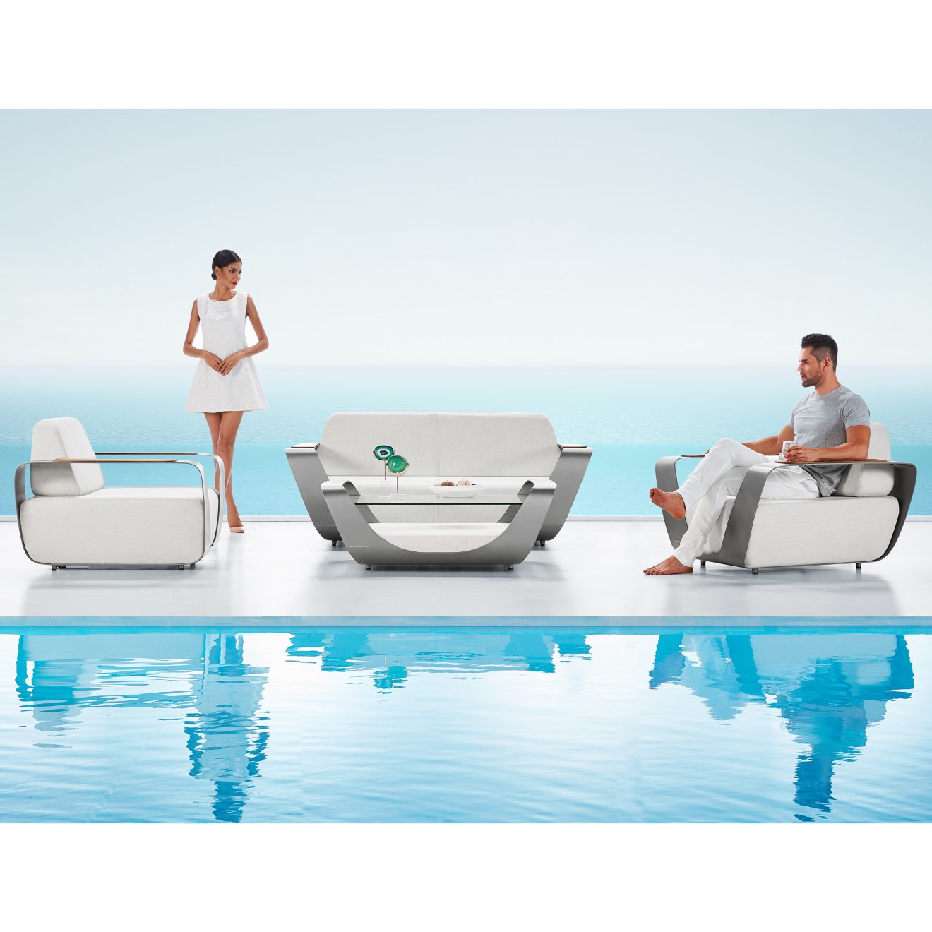 95403220 Onda Loungeset Wit 3hr