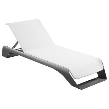 95404420 Onda Sunlounger Wit 2hr