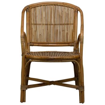 96000820 Indah Loungestoel Rotan Naturel 2hr