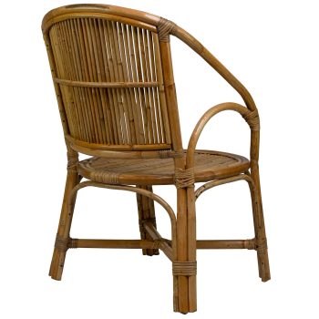 96000820 Indah Loungestoel Rotan Naturel 4hr