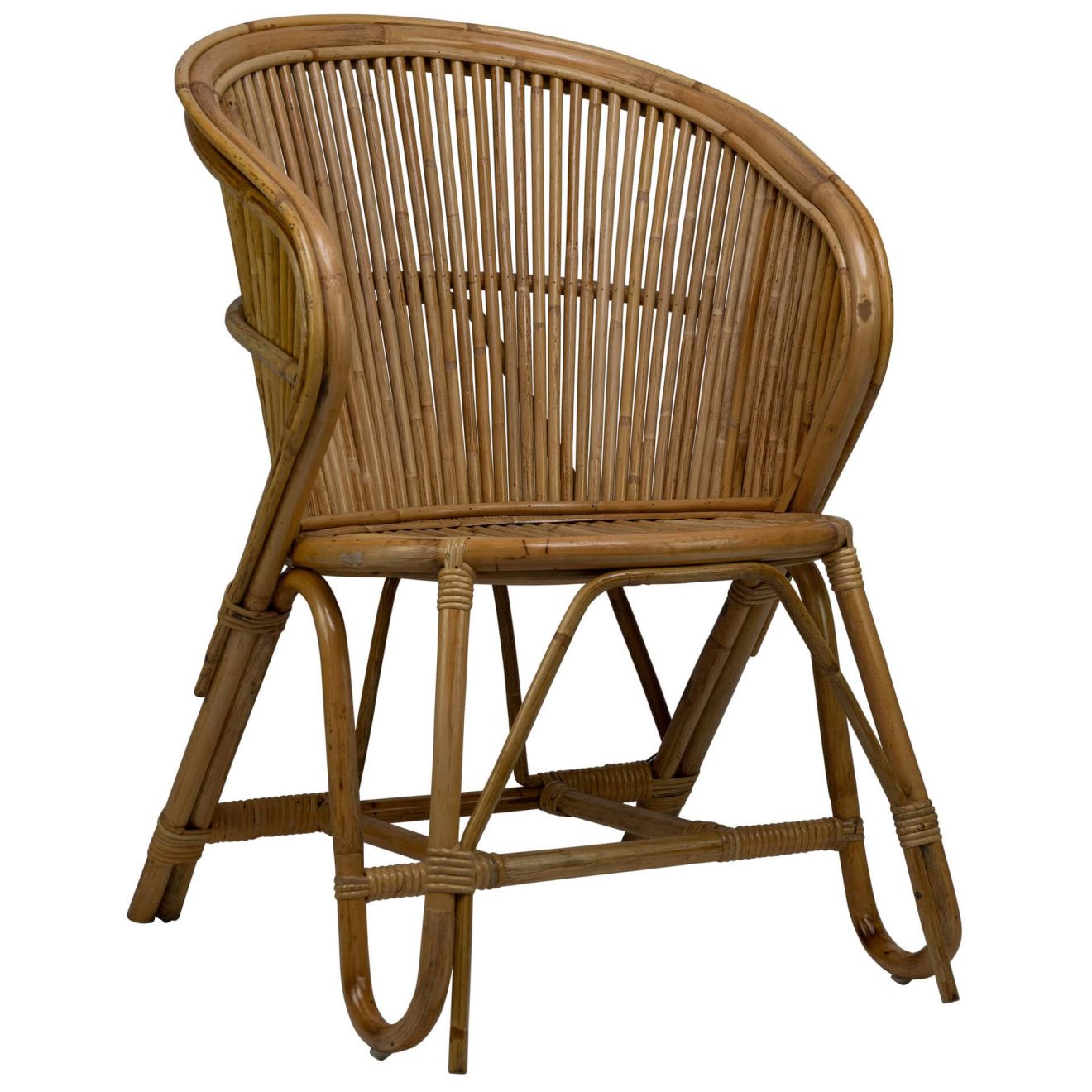 96000840 Vitah Loungestoel Rotan Naturel 1hr