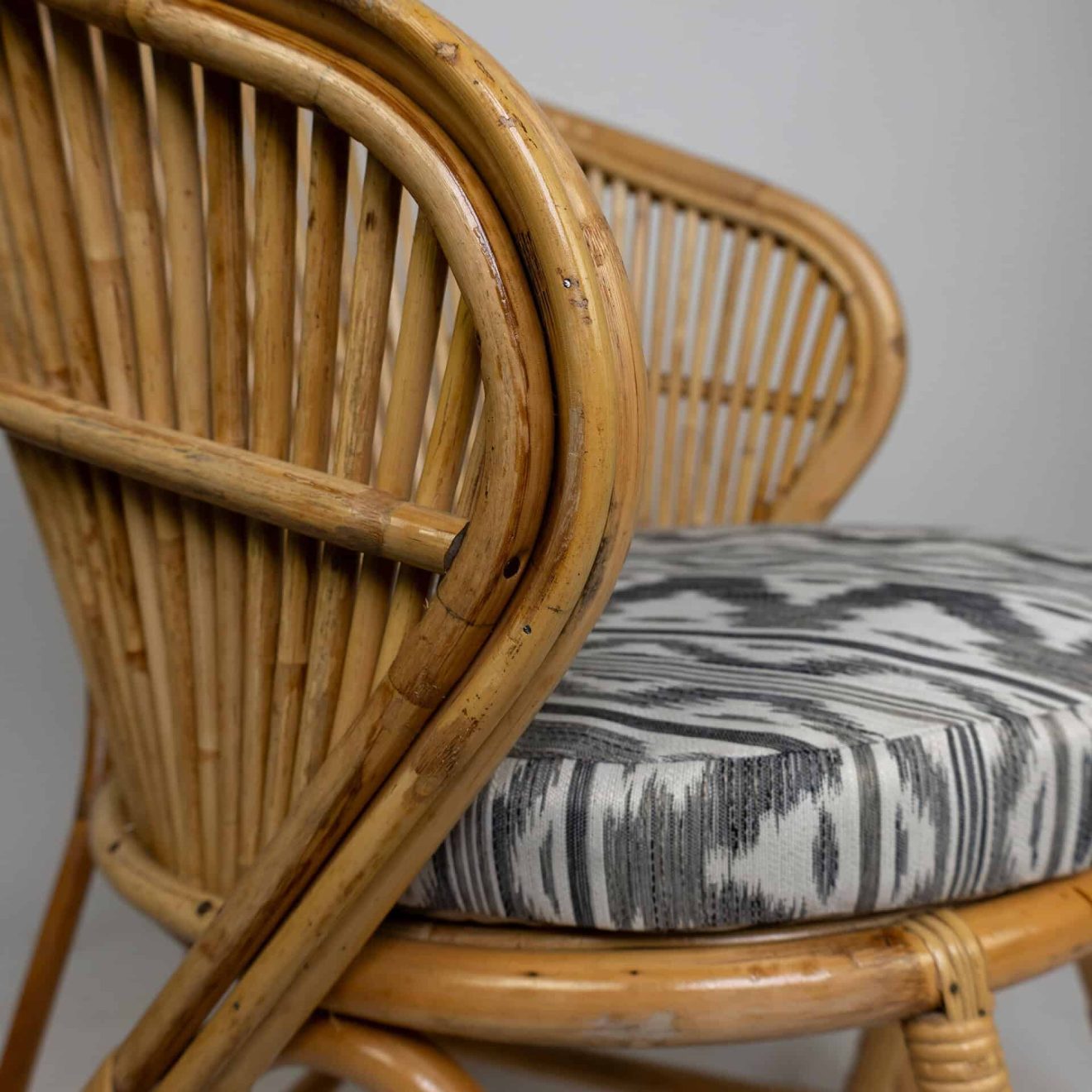 96000840 Vitah Loungestoel Rotan Naturel Kussen 10hr