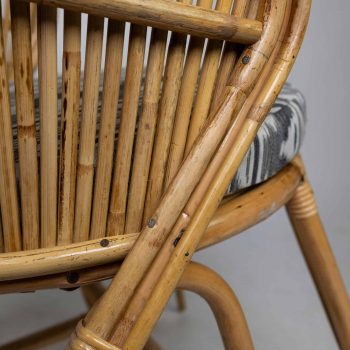 96000840 Vitah Loungestoel Rotan Naturel Kussen 14hr