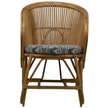 96000840 Vitah Loungestoel Rotan Naturel Kussen 2hr