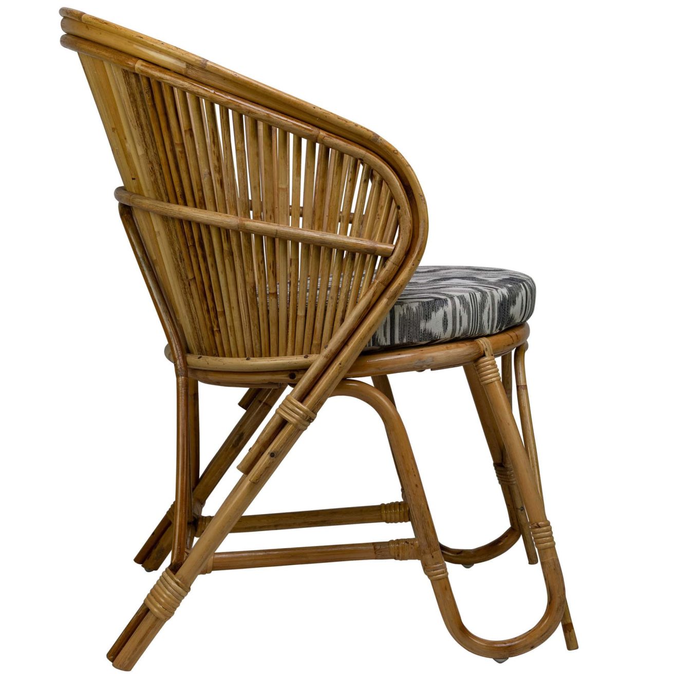96000840 Vitah Loungestoel Rotan Naturel Kussen 3hr