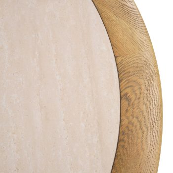 96323050 Romeo Eiken Blad ø70cm Creme Marmer 4hr